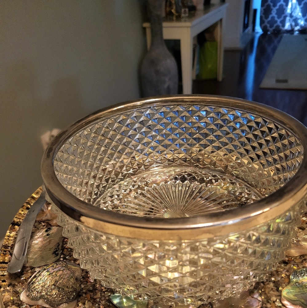 Heavy Glass Bowl from England
